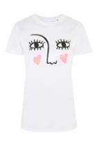 Topshop Sketch Face T-shirt By Tee & Cake