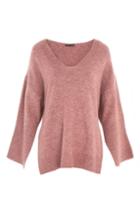 Topshop Deep V Neck Jumper