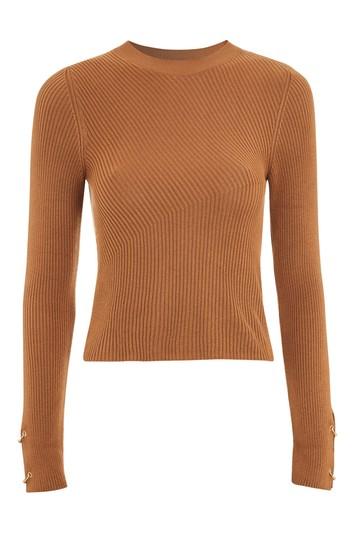 Topshop Ring Detail Cropped Jumper