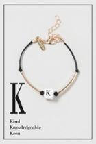 Topshop K Initial Bracelet