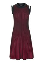 Topshop Plated Rib Swing Dress
