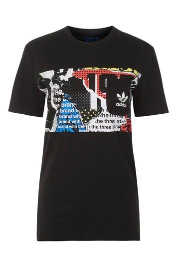 Topshop Graphic Pocket T-shirt By Adidas Originals