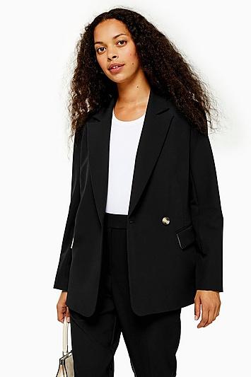 Topshop Petite Black Suit Blazer
