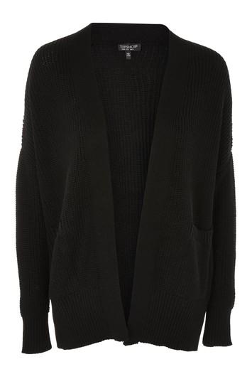 Topshop Knitted Ribbed Cardigan