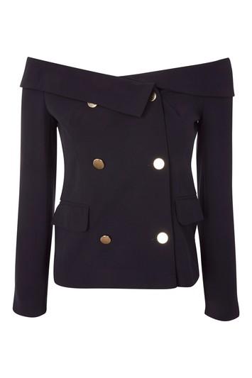 Topshop Off Shoulder Blazer