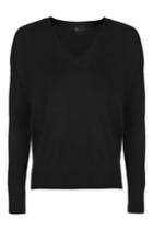 Topshop Fine Knit V-neck Jumper