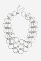 Topshop Circle Link Collar Necklaces