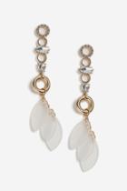 Topshop Circular Link Drop Earrings