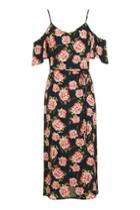 Topshop Tall Romantic Bloom Midi Dress