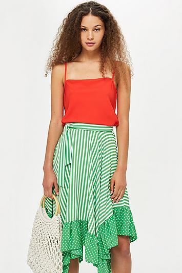 Topshop Petite Cowl Neck Camisole Top