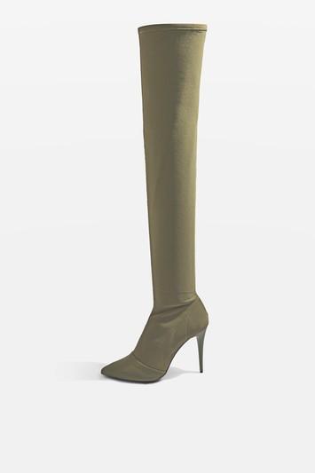 Topshop Bubba High Leg Stretch Boots