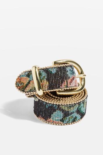 Topshop Tapestry Chain Belt