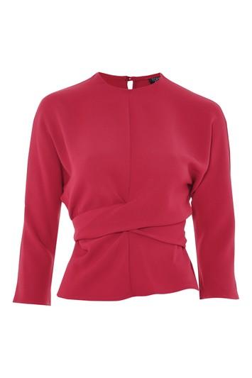 Topshop Tie Wrap Twist Top
