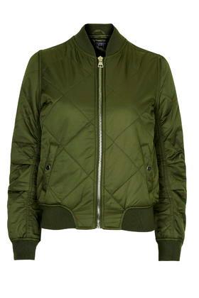 Topshop Quilted Ma1 Bomber Jacket