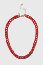 Topshop Rubber Chain Necklace