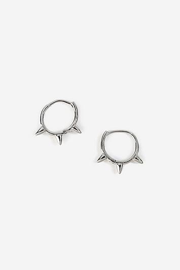 Topshop *mini Spike Hoop Earrings