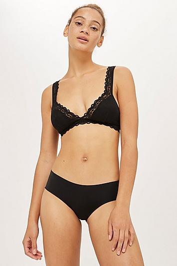 Topshop Black No Vpl Knickers