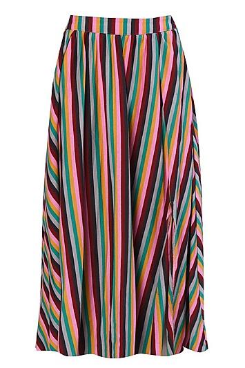 Topshop *striped Wrap Skirt By Glamorous