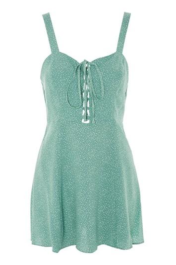 Topshop Petite Spot Print Sundress