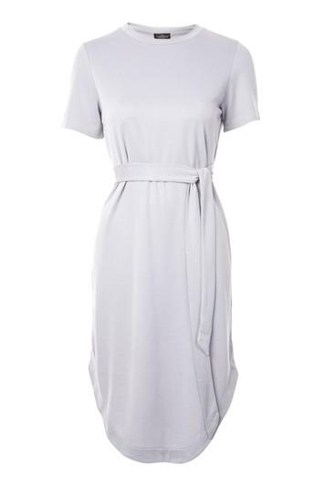 Topshop Petite Curved Hem Dress