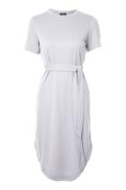 Topshop Petite Curved Hem Dress