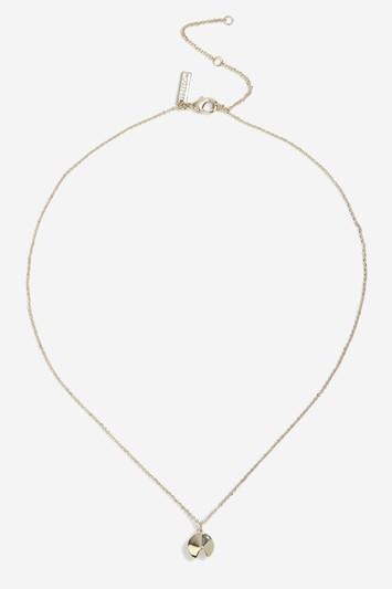 Topshop Fortune Cookie Ditsy Necklace