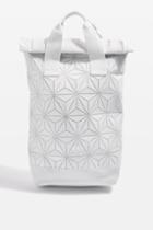 Topshop Geometric White Backpack By Adidas