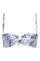 Topshop Leopard Print Balconette Bikini Top