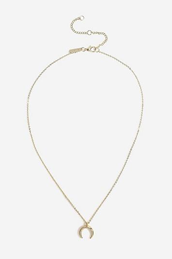 Skinny Dip *gold Horn Necklace