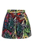 Topshop Floral Print Shorts