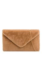Topshop *super Soft Faux Fur Clutch Bag By Koko Couture