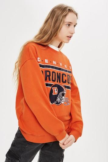 Topshop Bronchos Sweatshirt By Nfl X Topshop