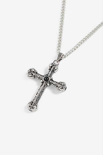 Topshop *engraved Cross Necklace