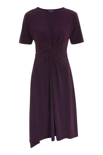 Topshop Drape Belt Midi Dress