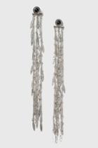 Topshop Charm Drop Front And Back Earrings