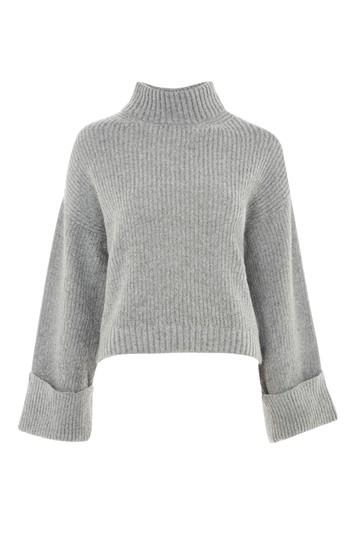Topshop Twist Back Cuff Sweater