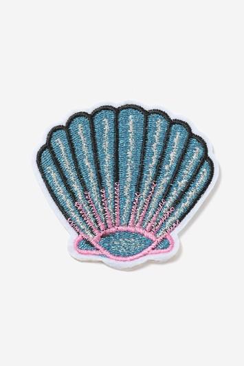 Topshop Shell Iron On Badge