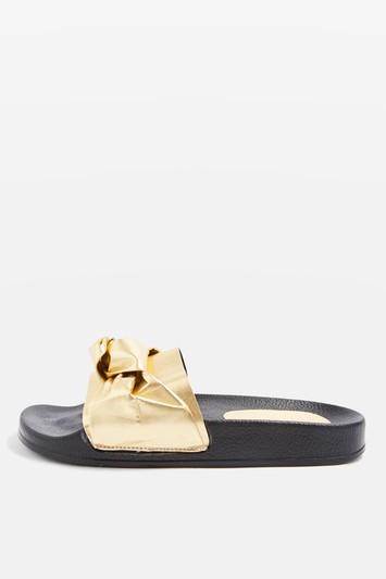 Topshop Hoopla Knot Slider Shoes