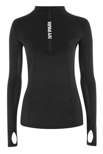 Topshop Zip Front Top By Ivy Park