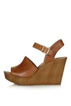 Topshop Willow Two-part Wedge Sandal