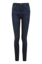 Topshop Moto Mid Blue Ripped Leigh Jeans