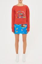 Topshop *northside Embroidered Boxy Sweatshirt By Unique