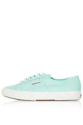 Topshop Superga Canvas Lace Up Trainers
