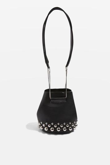 Topshop Seth Stud Bucket Bag