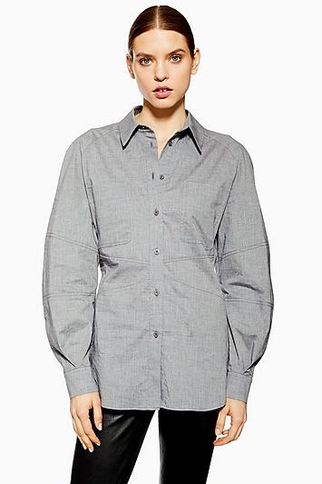 Topshop *structured Shirt By Boutique