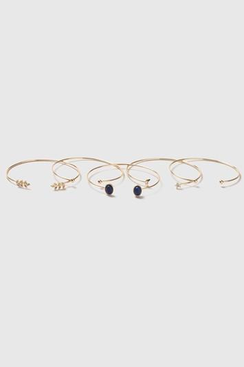 Topshop Fine Cuff Bracelet Pack