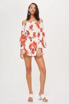 Topshop *bardot Playsuit By Love