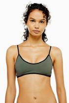Topshop Seamless Strappy Crop Top