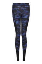 Topshop Camo Mesh Panel Legging By Ivy Park