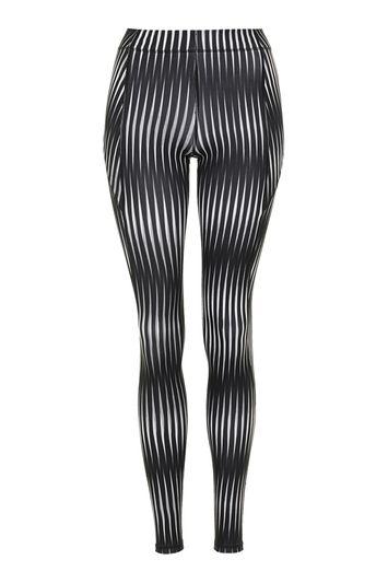 Topshop Kaleidostripe Printed Full Length Legging By Ivy Park